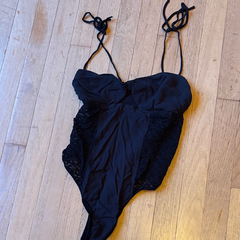 Black Lace Bodysuit